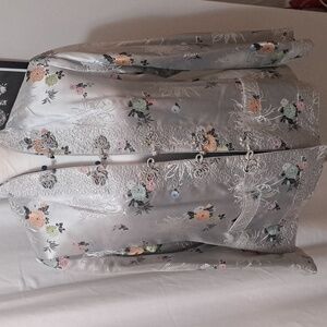 Vintage 80's Satin Reversible Asian Jacket